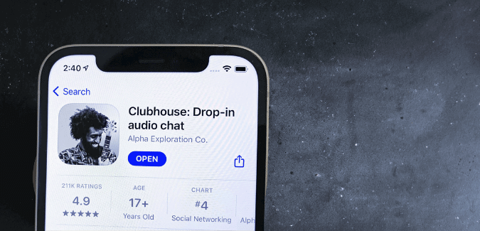clubhouse social media app