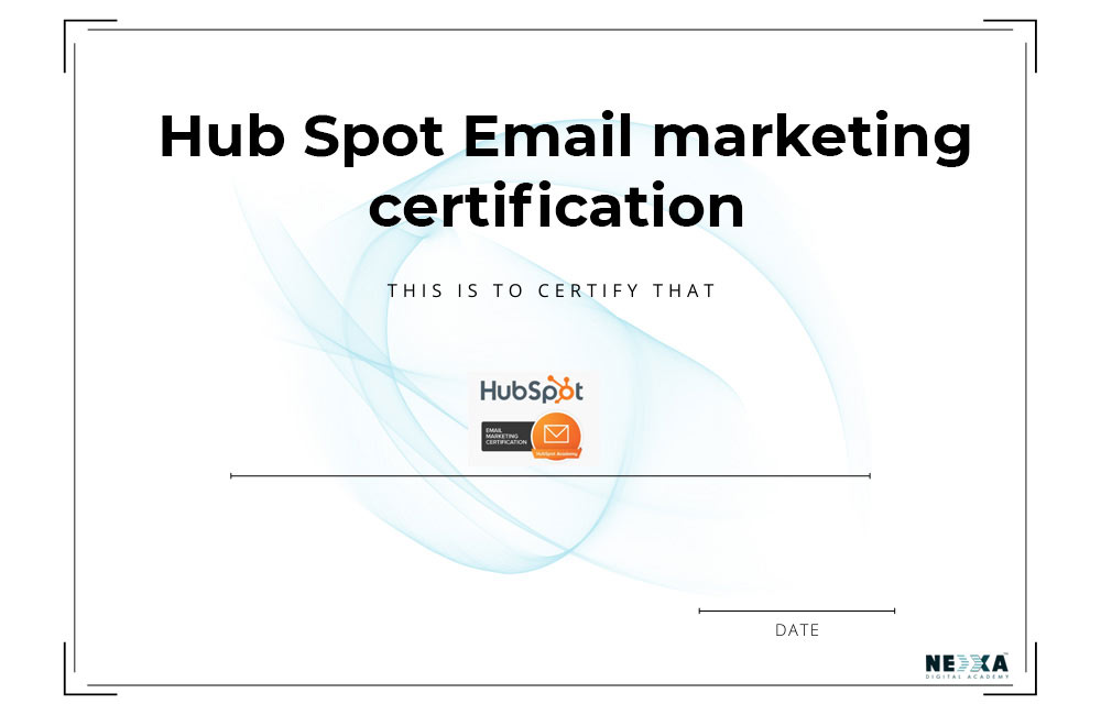 Hub Spot Email marketing certification