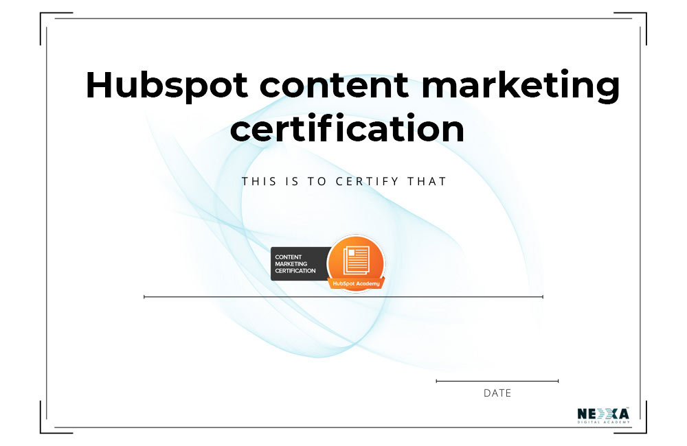 Hubspot content marketing certification