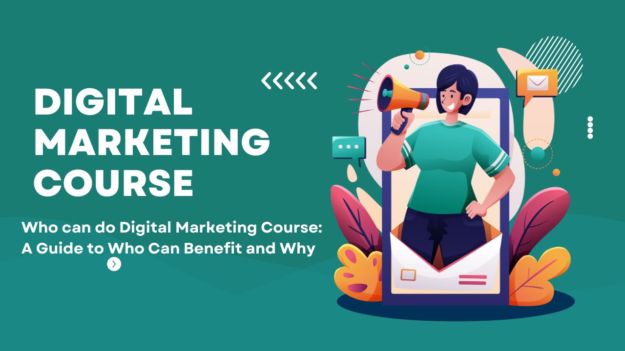 Teal Minimalist Digital Marketing Course Facebook Ad (1) Who can do digital marketing course