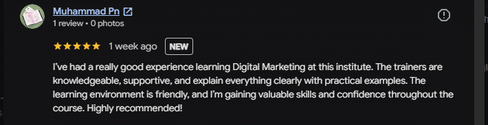 Google review from a Nexxa student