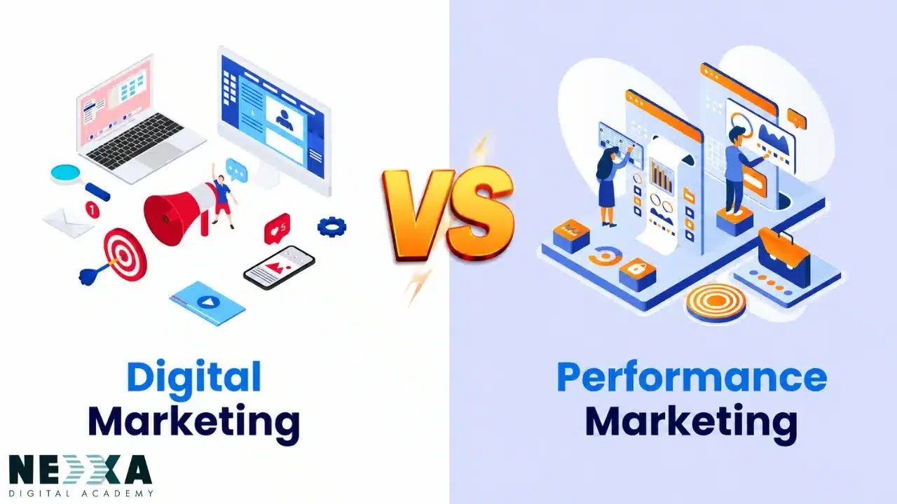 performance marketing vs digital marketing